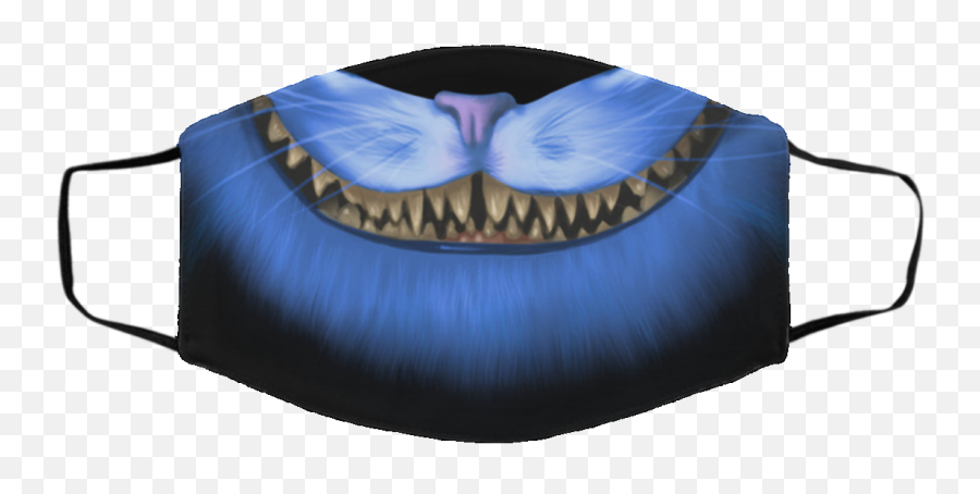 Cheshire Cat Smlie Face Mask - Ho Ho Holy Moly What A Year Png,Cheshire Cat Smile Png
