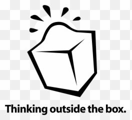 Thinking Out Of The Box Gif Png Image - Logos