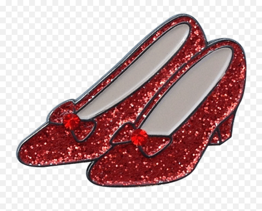 Ruby Slippers Ball Marker Hat Clip - Ruby Slippers Transparent Background Png,Ruby Slippers Png