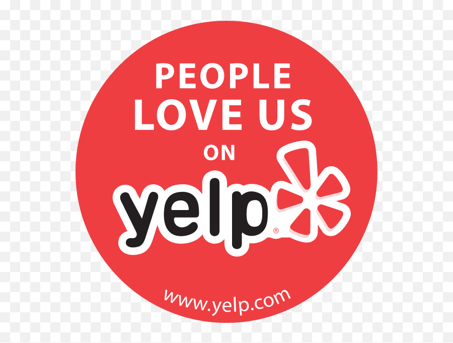 Logo - People Love Us On Yelp Sticker Png,Yelp Logo Vector