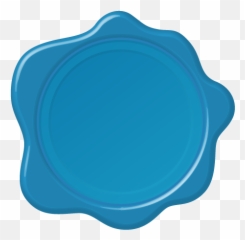 Blue Wax Seal 1 - Wax Seal Blue Png,Wax Seal Png