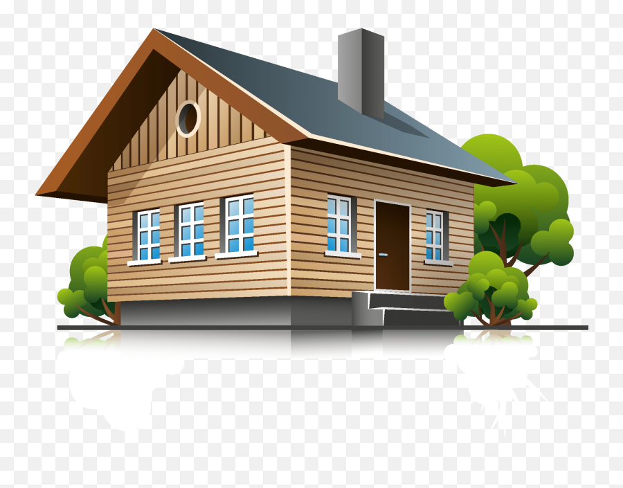 3d House Png Images Download Vector - 3d House Logo Png,Log Cabin Icon