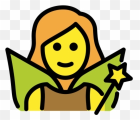 U200d Woman Fairy - Emoji Meanings u2013 TypographyGuru Openmoji png