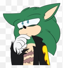 Short Clipart Curious Person - Scourge The Hedgehog Curious Png,Scourge Icon