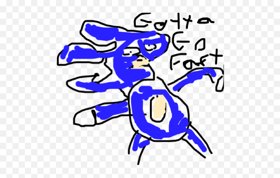 Sanic Has Gotta Go Fast Layer - Clip Art Png,Sanic Png