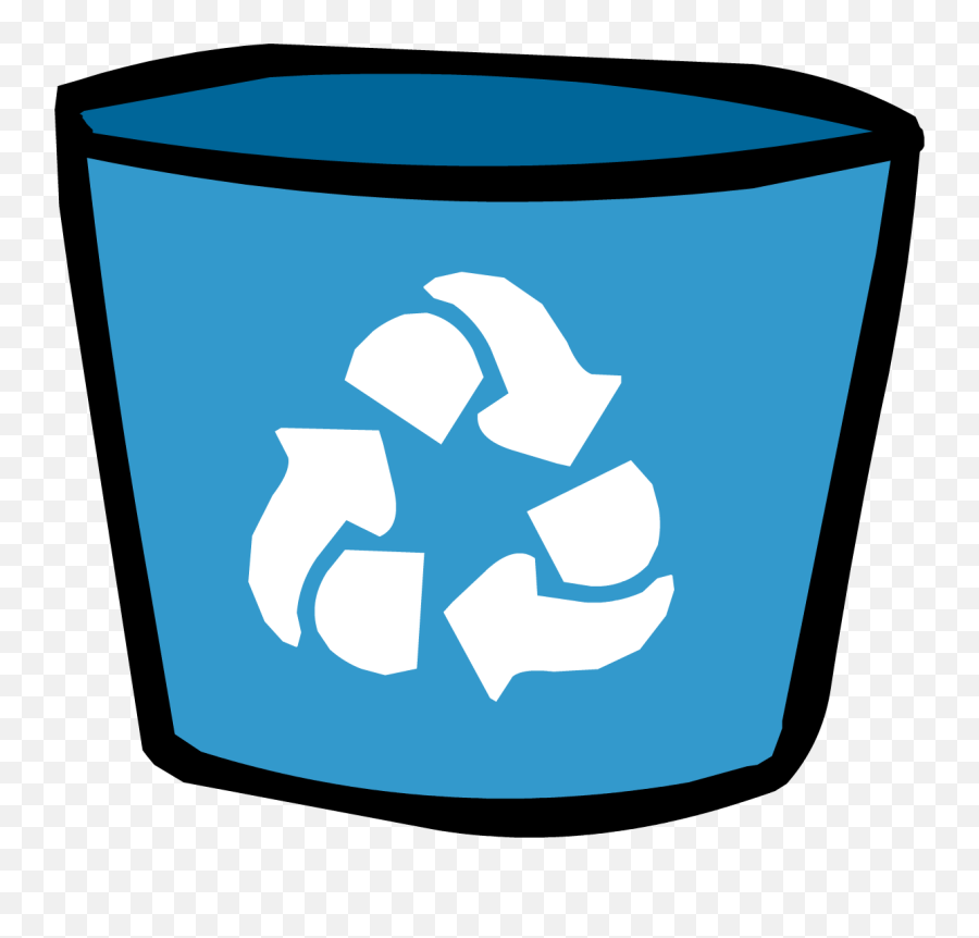 Garbage Clipart Recycle Bin Transparent - Recycling Bin Clipart Png,Recycle Transparent