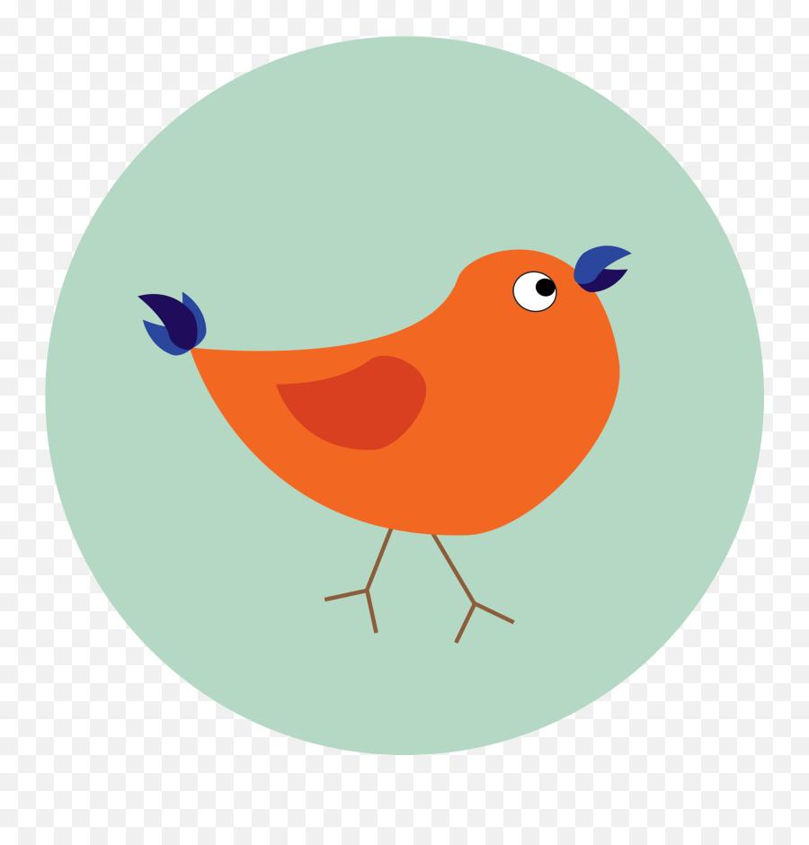 Illustrator Flat Icons Smartphone And Bird Skillshare - Old World Flycatchers Png,Teacher Icon Flat