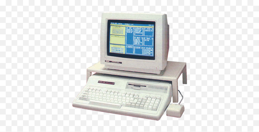 My History Of Personal Computing - New Tandy 1000 Computer Png,Old Computer Png