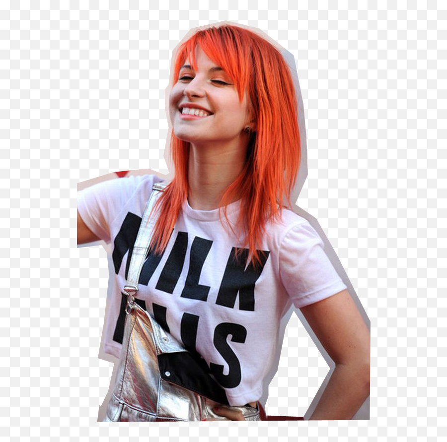 Hayley Williams Transparent Png 268 - Hayley Williams Orange Hair,Hayley Williams Transparent