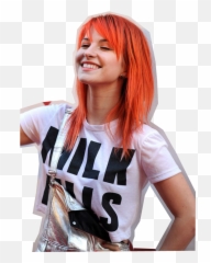 Hayley Williams Transparent Png 268 - Orange Hair