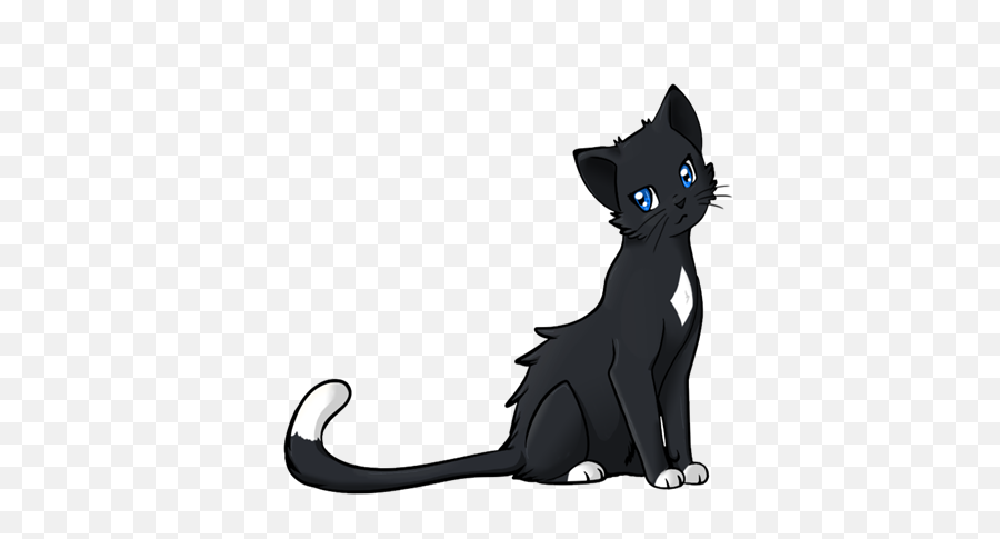 Anime Cat Png Image - Anime Black And White Cat,Anime Cat Png