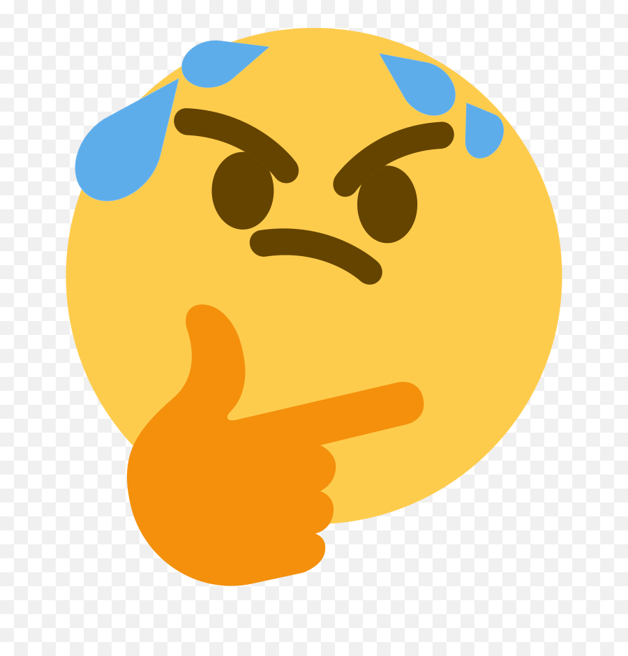 Thinking Emoji Discord Meme Clipart - Discord Meme Emojis Png,Think Emoji Png