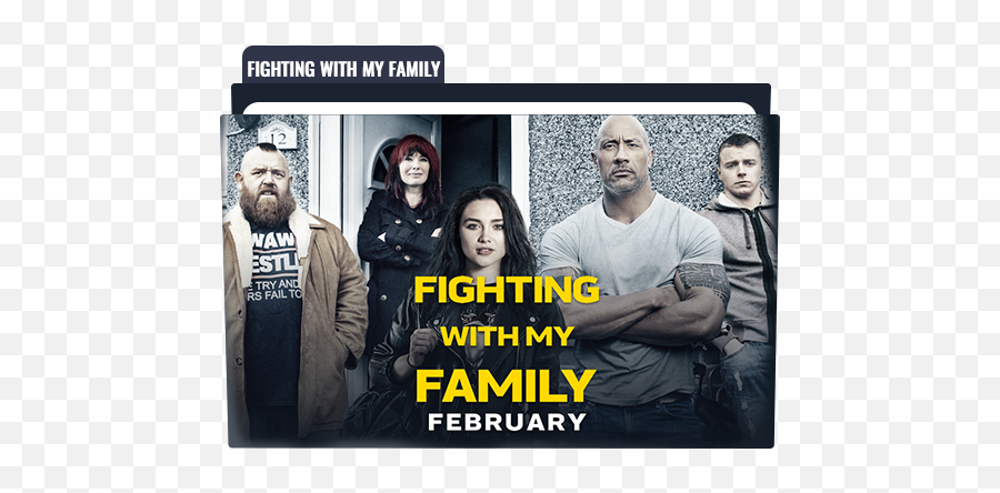 Fighting With My Family Folder Icon - Designbust Fighting With My Family Folder Icon Png,Movie Night Icon