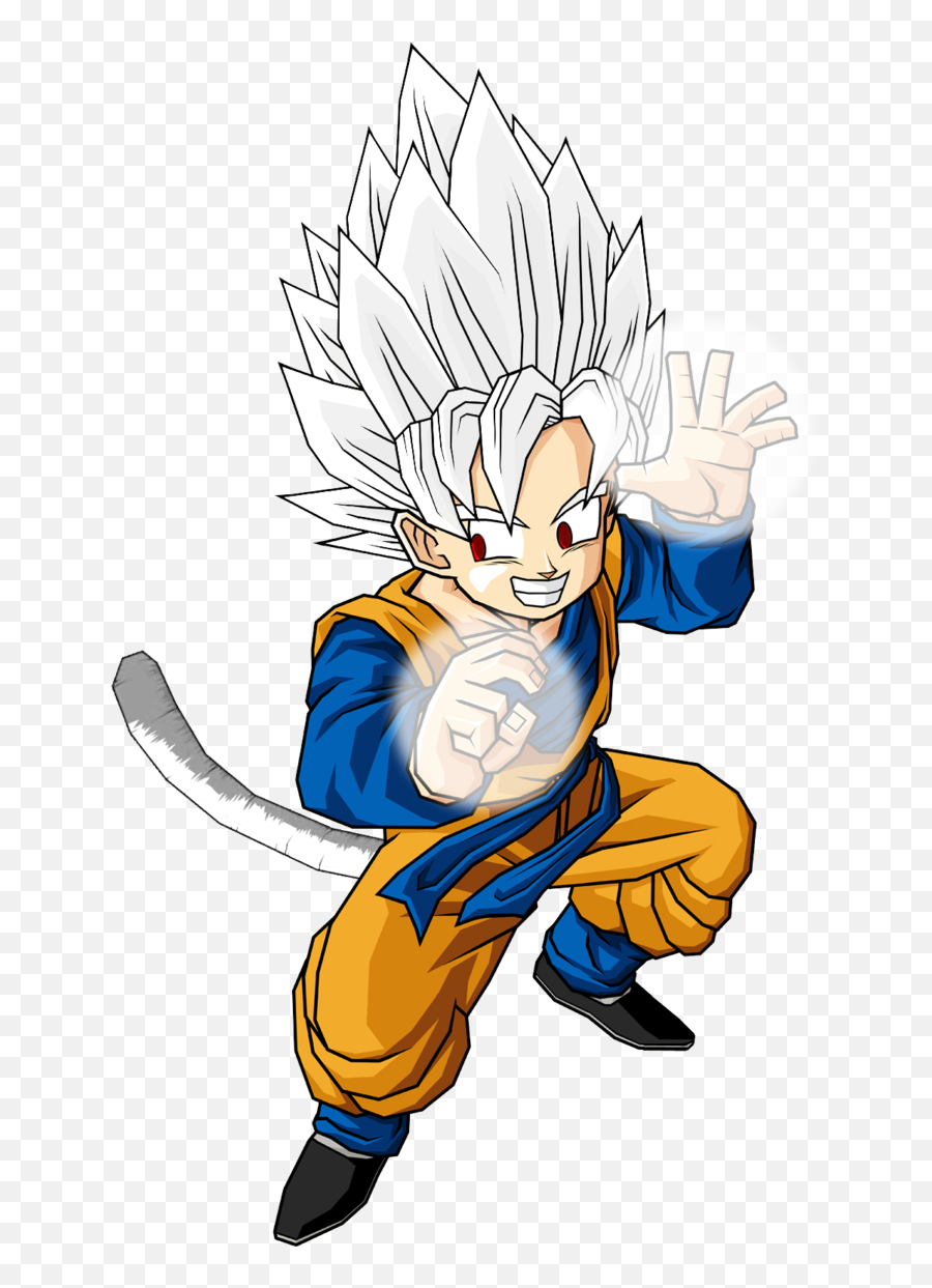 White Oozaru Goten - Dragon Ball Z Goten Png,Goten Png