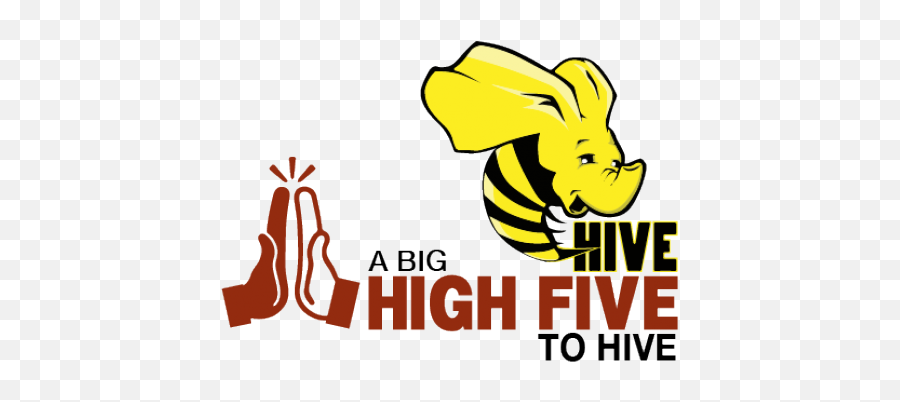 A Big High Five To Hive - Accelerite Apache Hive Png,High Five Png