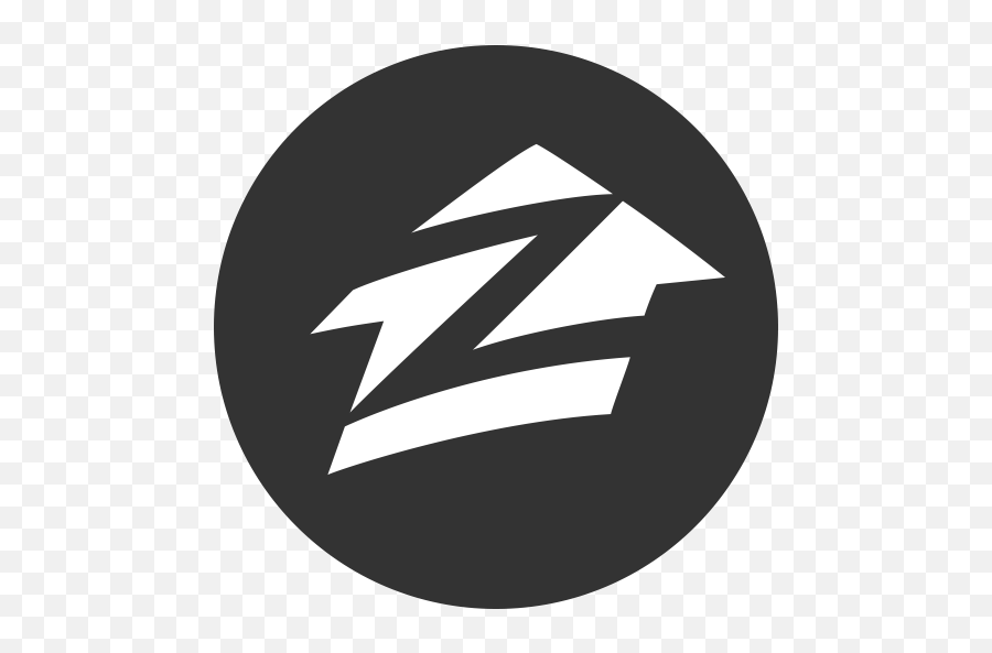 Media Zillow Social Logo Icon - Zillow Logo Png,Social Media Icon Black And White