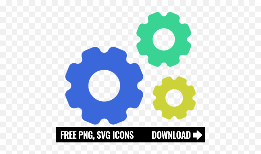 Free Gears Icon Symbol Png Svg Download - Crown Icon Svg,Cogs Icon