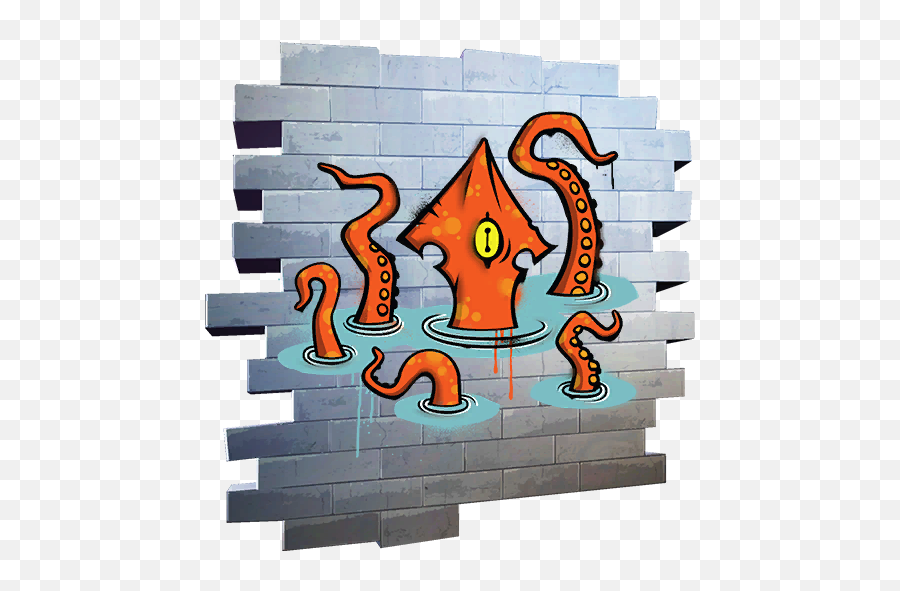 Fortnite Squid Up Spray - Png Pictures Images,1 Up Icon