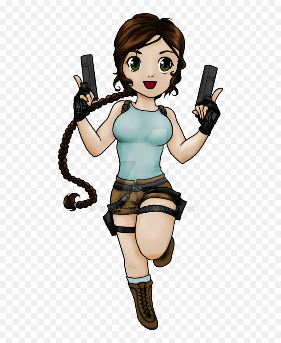 Official Tomb Raider Blog U2014 Fanart U201clara Croft Chibi - Lara Croft Png Anime,Lara Croft Transparent