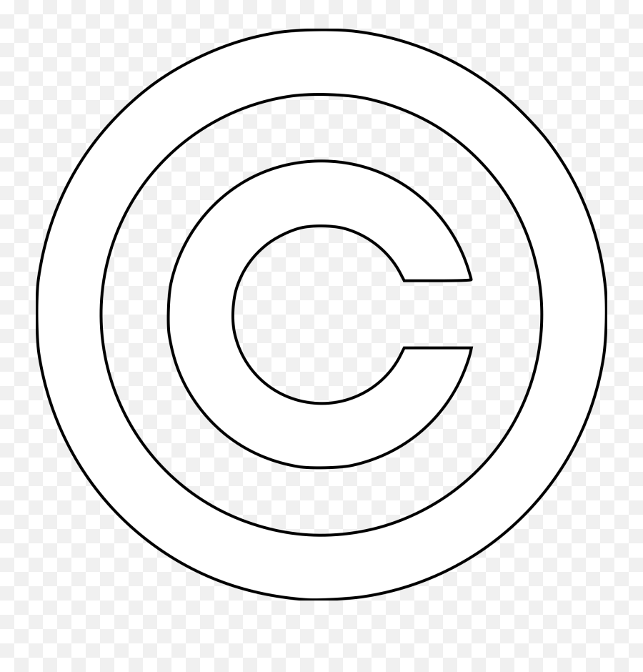 Copyright Logo Png White - bmp-lard
