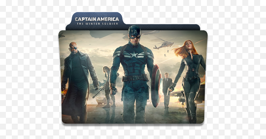Captain America Winter Soldier Folder 4 Icon - Poster Capitan America El Soldado De Invierno Png,Capitan America Png