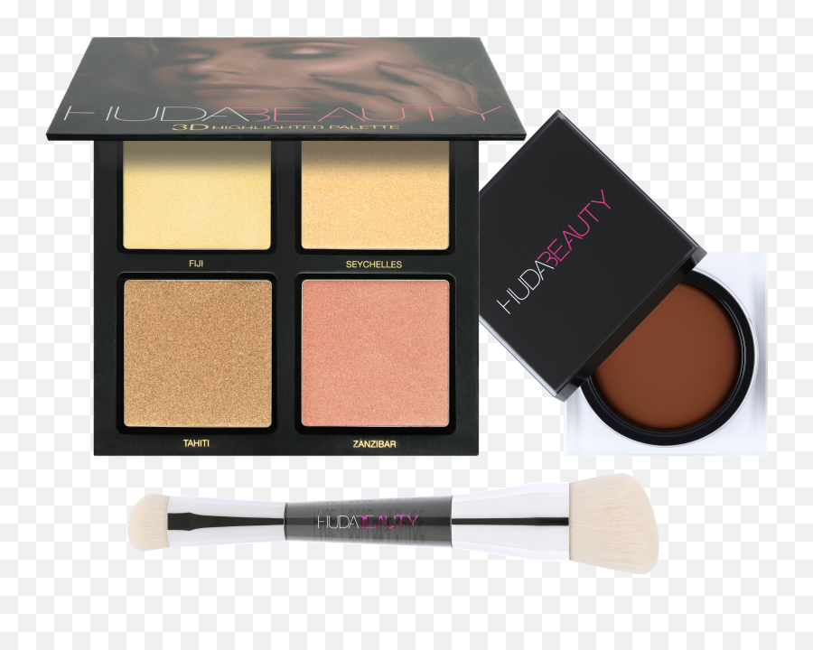 The Glow Up Set - Huda Beauty Pink Sands Highlighter Png,Glowing Eyes Png