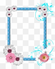 Download Free Png Pin By Ladyt - Transparent Background Flower Frame Clip Art,Cute Flower Png