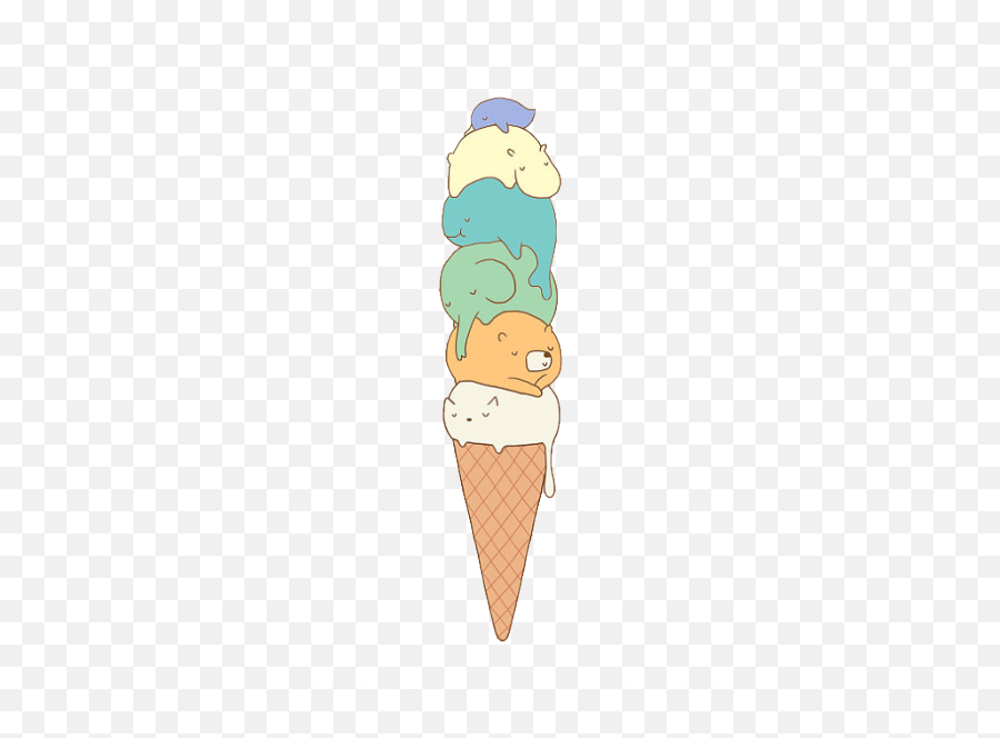 Download Hd Tumblr Png Ice Cream - Ice Cream Cone Ice Cream Cone,Ice Cream Cone Transparent