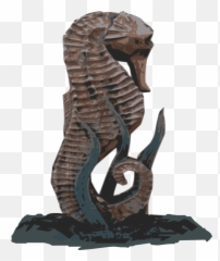 Download Free Png Seahorse And Seaweed - Dlpngcom Statue,Seaweed Png