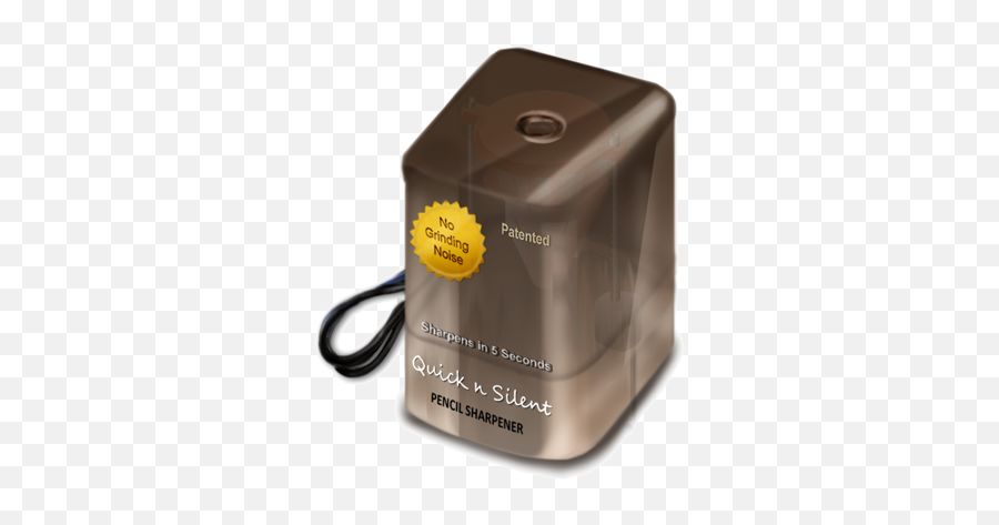 Quick N Silent Pencil Sharpener - Silent Pencil Sharpener Png,Pencil Sharpener Png