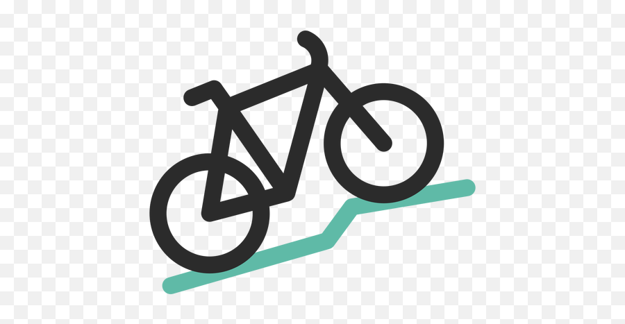 Mountain Bike Colored Stroke Icon - Transparent Png U0026 Svg Transparent Mountain Bike Icon,Mountain Icon Png