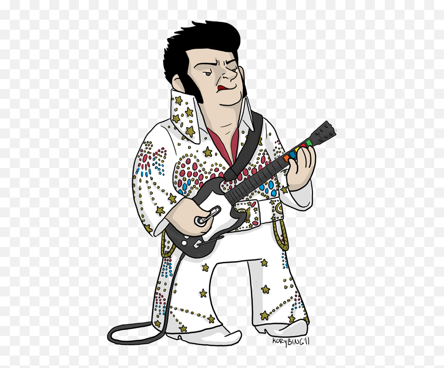Elvis Cartoon Transparent Png - Pinball Hall Of Fame,Elvis Png
