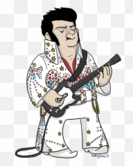 Elvis Cartoon Transparent Png - Pinball Hall Of Fame,Elvis Png