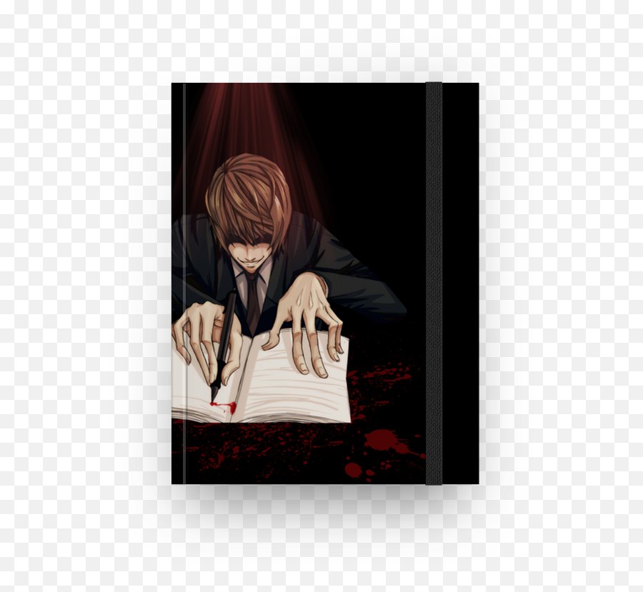 Caderno Light Yagami De Luh Rodriguesna - Death Note Light Yagami Png,Light Yagami Png