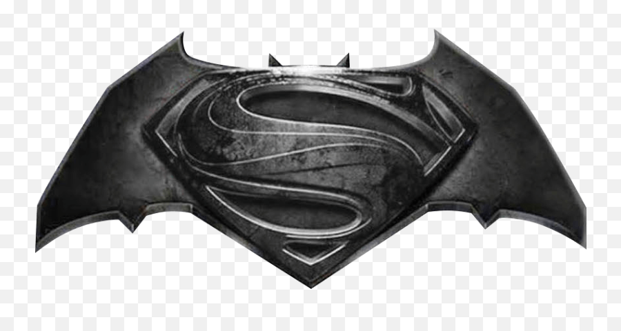 Deluxe Batman V Superman Logo Lapel Pin - Batman V Superman Man Of Steel Png,Superman Logo Black And White