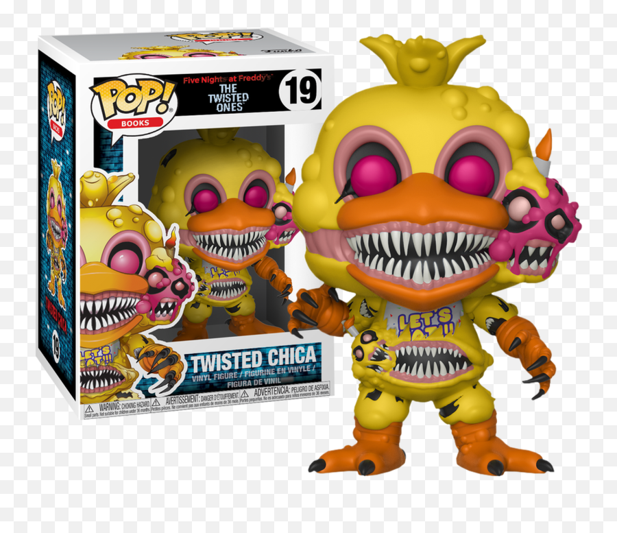 Five Nights - Twisted Chica Funko Pop,Five Nights At Freddy's Png