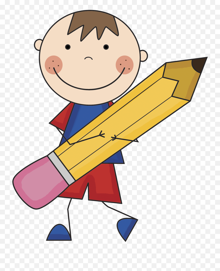 Pencil Png - Pencil Clipart Boy With Pencil Clipart Imagenes De Niños Palitos,Pencil Clipart Transparent