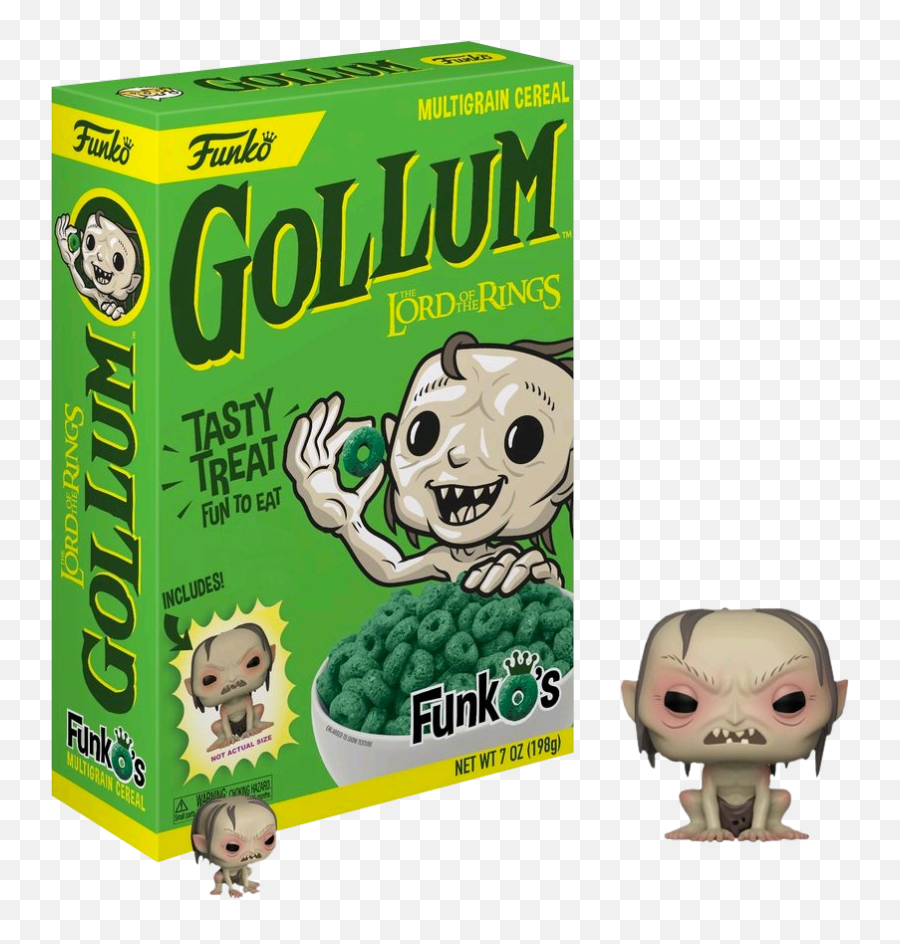 Lord Of The Rings Gollum Funkou0027s Cereal With Pocket Pop - Boxlunch Exclusive Lord Of The The Return Png,Gollum Png