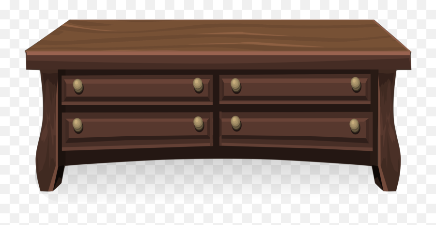 Drawers Nightstand Drawer Png Clipart - Wooden Cabinet Clipart,Dresser Png