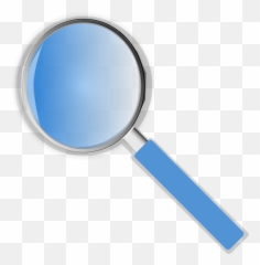 Magnifying Glass Lens Loupe - Transparent Blue png