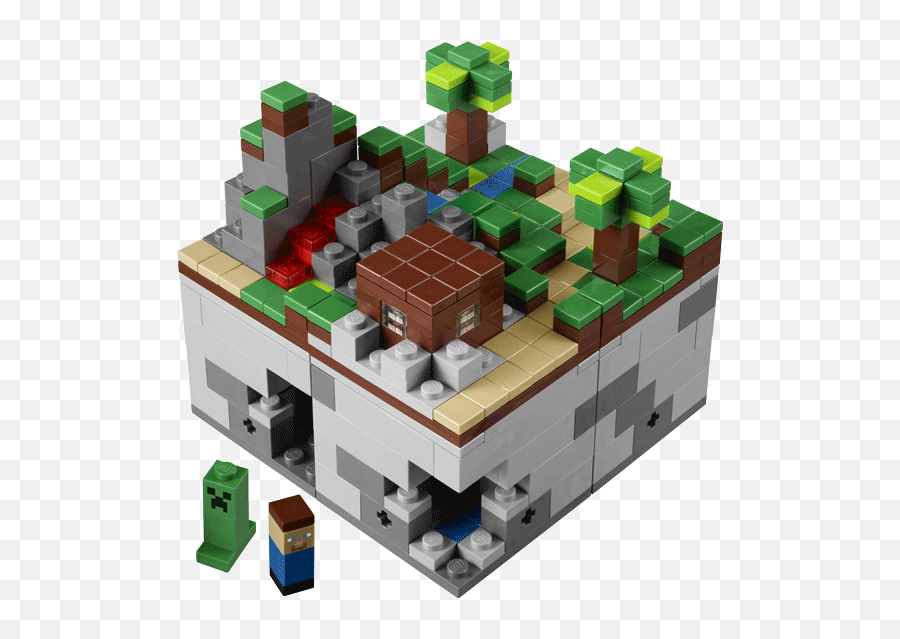 Minecraft Steve Png - Lego Minecraft Micro World,Minecraft Steve Png