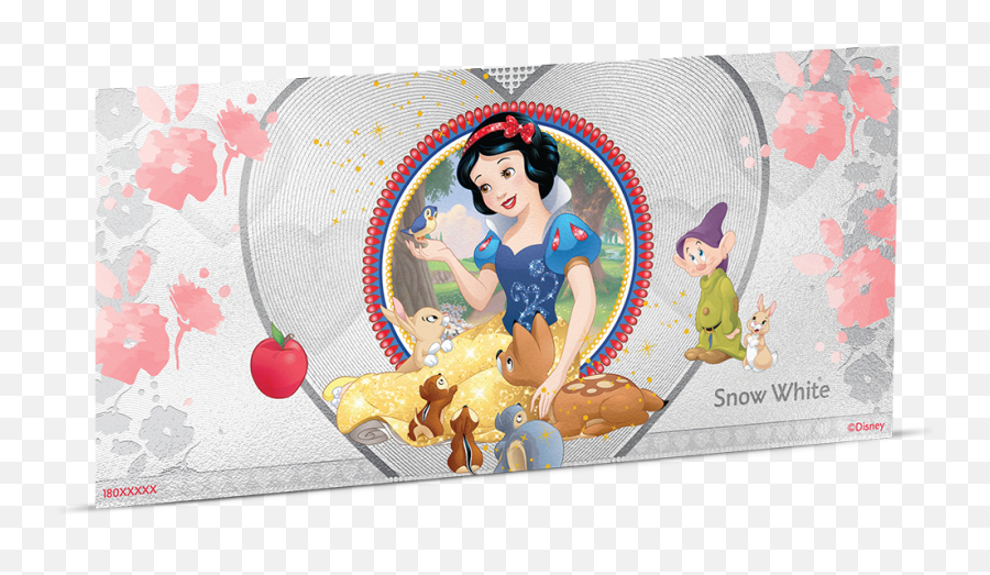 Disney Princess - Snow White 5g Silver Coin Note Disney Princess Png,Snow White Transparent