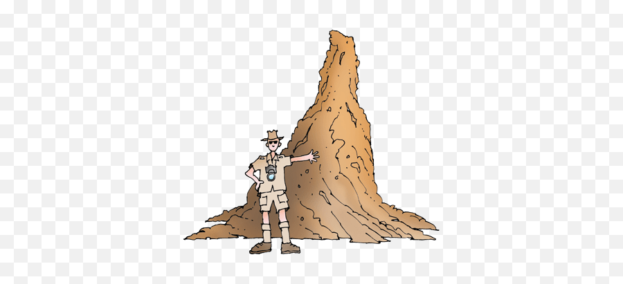 Termites In The News - Termitat Termite Mound Cartoon Png,Termite Png