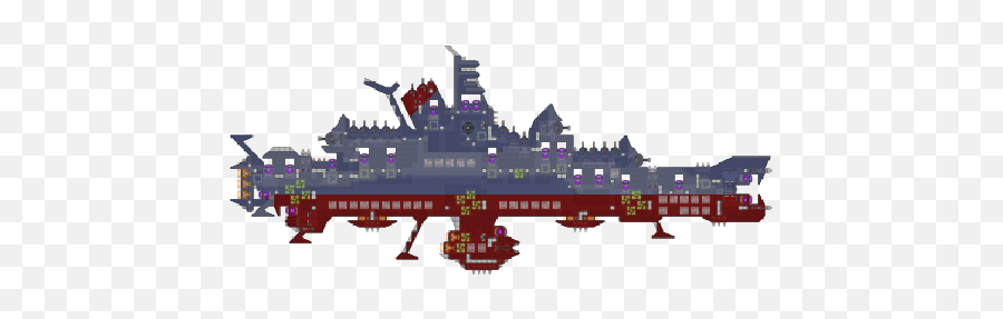 Space Battleship Yamato Mods - Minecraft Space Battleship Yamato Png,Battleship Png