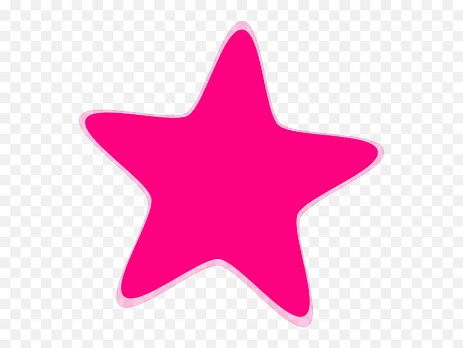 Starfish Clipart Hot Pink - Hot Pink Star Clipart Png,Starfish Clipart Transparent Background
