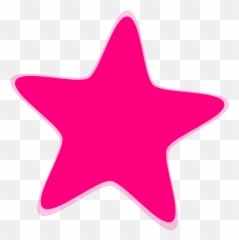 Starfish Clipart Hot Pink - Hot Pink Star Clipart Png,Starfish Clipart Transparent Background