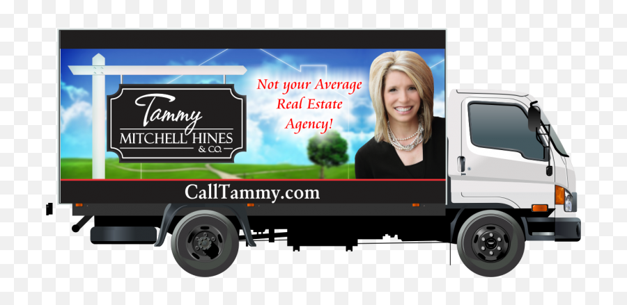 Real Estate Moving Truck Png Download - Commercial Vehicle,Moving Truck Png