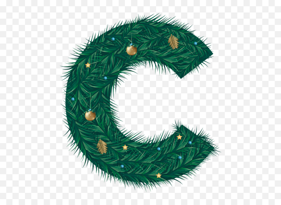 Buy Christmas Decoration Font For Home Design - Letters Design For Christmas Png,Christmas Wreath Transparent Background