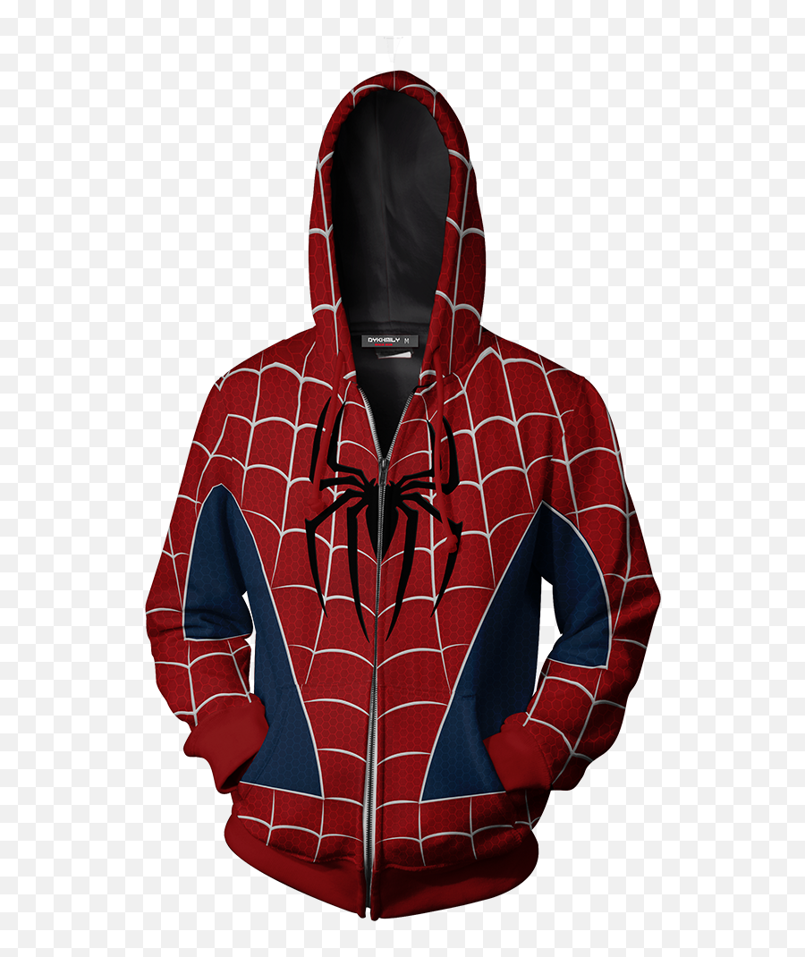 The Amazing Spider - Man 2 Peter Parker Cosplay Zip Up Hoodie Moveek Buddy Spider Man Suit Up Zip Up Hoodie Jacket Png,Peter Parker Png