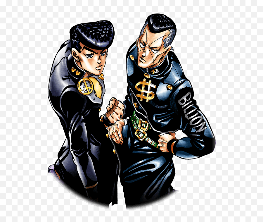 Jjba Josuke And Okuyasu Transparent Png - Okuyasu Nijimura And Josuke,Josuke Png